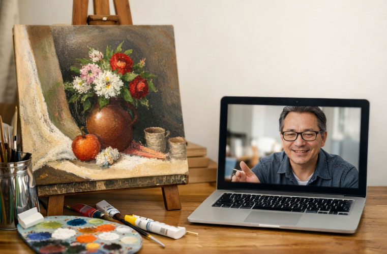 アナログ画のオンライン受講